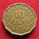 Seychelles 10 Cents 1971 Seychellen Seicheles  W ºº - Seychelles