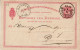 DENMARK 1884 POSTCARD SENT FROM KOPENHAVN TO BARMEN - Ganzsachen