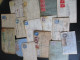 -Lot De 145 Enveloppes Et  Fragments . Nombreux Cachets à Voir - Marcofilie