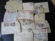 Delcampe - -Lot De 145 Enveloppes Et  Fragments . Nombreux Cachets à Voir - Storia Postale