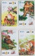 CHINA 2004 MONKEY CAPUCHIN FULL SET OF 4 USED PHONE CARDS - Oerwoud