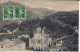 Bellinzona, Chiesa E Castelli Di Mezzo E Di Corbario, Litografia Künzli, Voyagée 1914 - Bellinzone