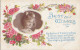 CL53.Vintage Greetings Postcard. Little Girl In A Circle Of Roses. - Groupes D'enfants & Familles