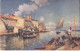 CL50.Vintage Postcard. Smiling Shore. Boats In Harbour. By J-G Gagliardini - Museen