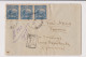 Bulgaria Bulgarie Bulgarien 1920 Registered Cover With Topic Stamps 3x25St. Soldier With Rifle (66237) - Storia Postale