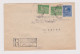Bulgaria Bulgarie Bulgarien 1948 DOLNO TZEROVENE Registered Cover With Topic Stamps King BORIS, Mixed Franking (68712) - Lettres & Documents