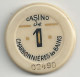 Jeton - Casino De CHARBONNIERES - 1 Franc - TB/ TTB - Casino