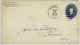 Vereinigte Staaten / USA 1896, Ganzsachen-Brief / Stationery Sherman - Winterthur (Schweiz), Via New York - ...-1900