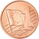 Monaco, Euro Cent, 2005, Unofficial Private Coin, SPL, Cuivre Plaqué Acier - Privatentwürfe