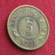 Guyana 5 Cents 1981 Guiana  W ºº - Guyana