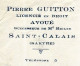 1929 Lettre Avec Timbre Jeanne D'Arc YT 257 Seul Sur Lettre Avec En-tête PIERRE GUITTON Avoué 72 St-Calais à Bonneval - Brieven En Documenten