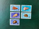COMORES 1971 4 V Neuf (trace De Rousseur Voir Photos) Mi 129 A 133 Marine Gastropoda Of Comoros Komoren - Unused Stamps