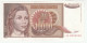 10 000 Dinara - 1992 - Yugoslavia - Girl - Stylized Eyeball, Letters And Numbers - Jugoslawien