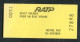 Ticket De Métro Spécial Neuf à Tarif Réduit "Pompiers De Paris Et Militaires" RATP - Métropolitain De Paris - Europe