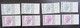 1747/48 P5 'Elström' - Volledige Set Plaatnummers - Postfris ** - 1971-1980