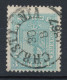 **  NK 7  3 SKILL VÅPEN. STPL 1867 NORSK FRIMERKE. ** LOTT  OLD STAMP 3 SKILL. MI 7. With CANCEL 1867 ** - Used Stamps