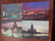 Soviet Architecture, Russia, Moscow At Night. Full 18 Postcards Set . OLD PC. 1985 - Russie