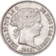 Monnaie, Espagne, Isabel II, 40 Centimos, 1866, Madrid, TTB+, Argent, KM:628.2 - First Minting