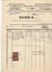 1932. KINGDOM OF YUGOSLAVIA,SERBIA,BELGRADE,M. BORELJ,INVOICE,1 STATE REVENUE STAMP - Lettres & Documents