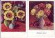 Delcampe - Thèmes. Fleurs. 7 Cp. Lot N° 1 (3 Cartes) & Lot N° 2 (4 Cp) - Other & Unclassified