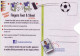 Thèmes. Sports. Carte De Voeux Football & Finger Foot A Decouper Colorier & TFC Nice - Fussball