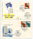 Germany, West 1967 4 FDCs Scott 969-970 Europa - 1961-1970