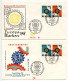 Germany, West 1967 4 FDCs Scott 969-970 Europa - 1961-1970