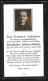 Sterbebild Elisabetha Federer-Blatter, 1878-1943, Foto-Portrait  - Documents