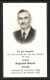 Sterbebild Augustin Gienal, 1888-1962  - Documents