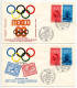 Delcampe - Germany, West 1968 7 FDCs Scott 986, B434-B437 19th Olympic Games In Mexico City - 1961-1970