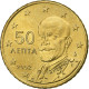 Grèce, 50 Euro Cent, 2002, Athènes, SUP, Laiton, KM:186 - Griekenland