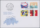 Delcampe - Suisse - 2022 - Kanton - Schweiz - Ersttagsbrief FDC ET - Briefe U. Dokumente