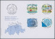 Delcampe - Suisse - 2022 - Kanton - Schweiz - Ersttagsbrief FDC ET - Ersttag Voll Stempel - Brieven En Documenten