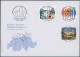 Delcampe - Suisse - 2022 - Kanton - Schweiz - Ersttagsbrief FDC ET - Ersttag Voll Stempel - Storia Postale