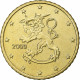 Finlande, 50 Euro Cent, 2000, Vantaa, SUP, Laiton, KM:103 - Finnland