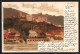 Lithographie Heidelberg, Teilansicht Mit Schloss  - Heidelberg
