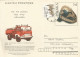 Carte ANCIENNE 1983 VARSOVIE  Theme Pompier Pologne Rue ORDENER Paris - Brandweer