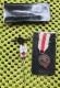 Medaile Rode Kruis Mini Met Dasspeld En Speldje,W.v.Veluw.bv Zeist  . -  Original Foto  !!  Medallion  Dutch - Autres & Non Classés