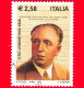 ITALIA - Usato - 2003 - Centenario Della Nascita Di Ezio Vanoni  - Ritratto Di Vanoni E Dichiarazione Dei Redditi - 2,58 - 2001-10: Usati