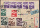 Slovaquie - Carte Par Avion En Recommandée Affr. 13Ks (poste Aérienne) Càpt TRENCIANSKE TEPLICE /-6.VIII 1942 Pour PRERO - Lettres & Documents