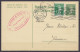 Suisse - EP CP 5c Vert Repiqué Chocolats Suchard (2 Fillettes) + 5c Flam. "NEUCHATEL /6.VIII.1914/ EXP. LETTR" Pour GERA - Stamped Stationery