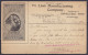 USA - EP Postal Card One Cent Repiqué (thème Cirque) 1c Noir U.Grant Oblit. NORWALK /SEP 29 1894 Pour COLUMBUS  - ...-1900