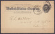 USA - EP Postal Card One Cent Repiqué (thème Cirque) 1c Noir U.Grant Oblit. NORWALK /SEP 29 1894 Pour COLUMBUS  - ...-1900