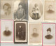 LOT 24  CARTE DE VISITE FAMILLE PIQUEE PHOTO - Tarjetas De Visita