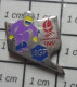 413E Pin's Pins / Beau Et Rare / JEUX OLYMPIQUES / ALBERTVILLE 92 ASSURANCES AGF SKI PIECE DE PUZZLE - Giochi Olimpici