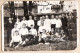 04745 / Carte-Photo 1920s Equipe De Foot Joueurs Et Encadrement Posant Contre Un Mur De Cimetière - Calcio