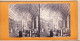 04566 / Fotografia Stereo 1865s Ancona Italia Sagrestia Della Basilica Di LORETO Sacristie De La Basilique De LORETTE - Stereo-Photographie