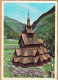 04645 / Norge SOGN Borgund Stavkirke 1150 Stave Church Foto NORMANN BALESTRAN 1963 à ROUSSIER  Bd Saint-Michel Paris - Norwegen