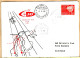 04530 / ARTIC Circle Sweden MIDNIGHT SUN FLIGHT NORDPOLEN SAS 01-06-1963 STOCKHOLM-KIRUNA-STOCKHOLM Cpav - Cartas & Documentos