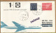 04558 / RETOUR Sweden First SAS CONVAIR 990 CORONADO Jet Flight  03-05-1962 STOCKHOLM ARLANDA  Cpav - Used Stamps